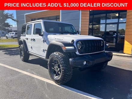 2026 Jeep Wrangler Willys 4X4 SUV Jacksonville NC