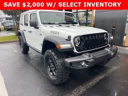 2026 Jeep Wrangler Willys 4X4 SUV Jacksonville NC