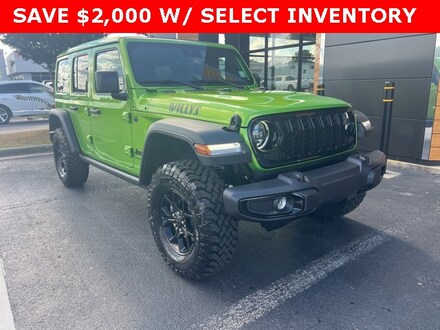 2025 Jeep Wrangler Willys 4X4 SUV Jacksonville NC