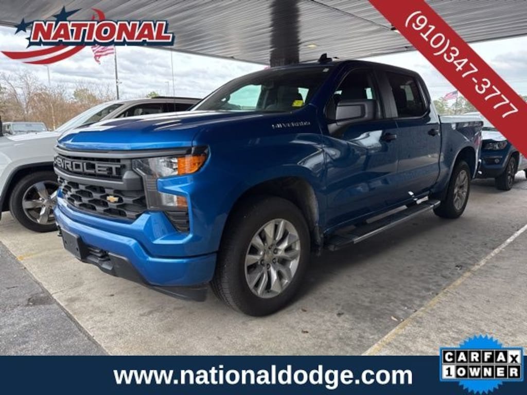 Used 2023 Chevrolet Silverado 1500 Custom Crew Cab