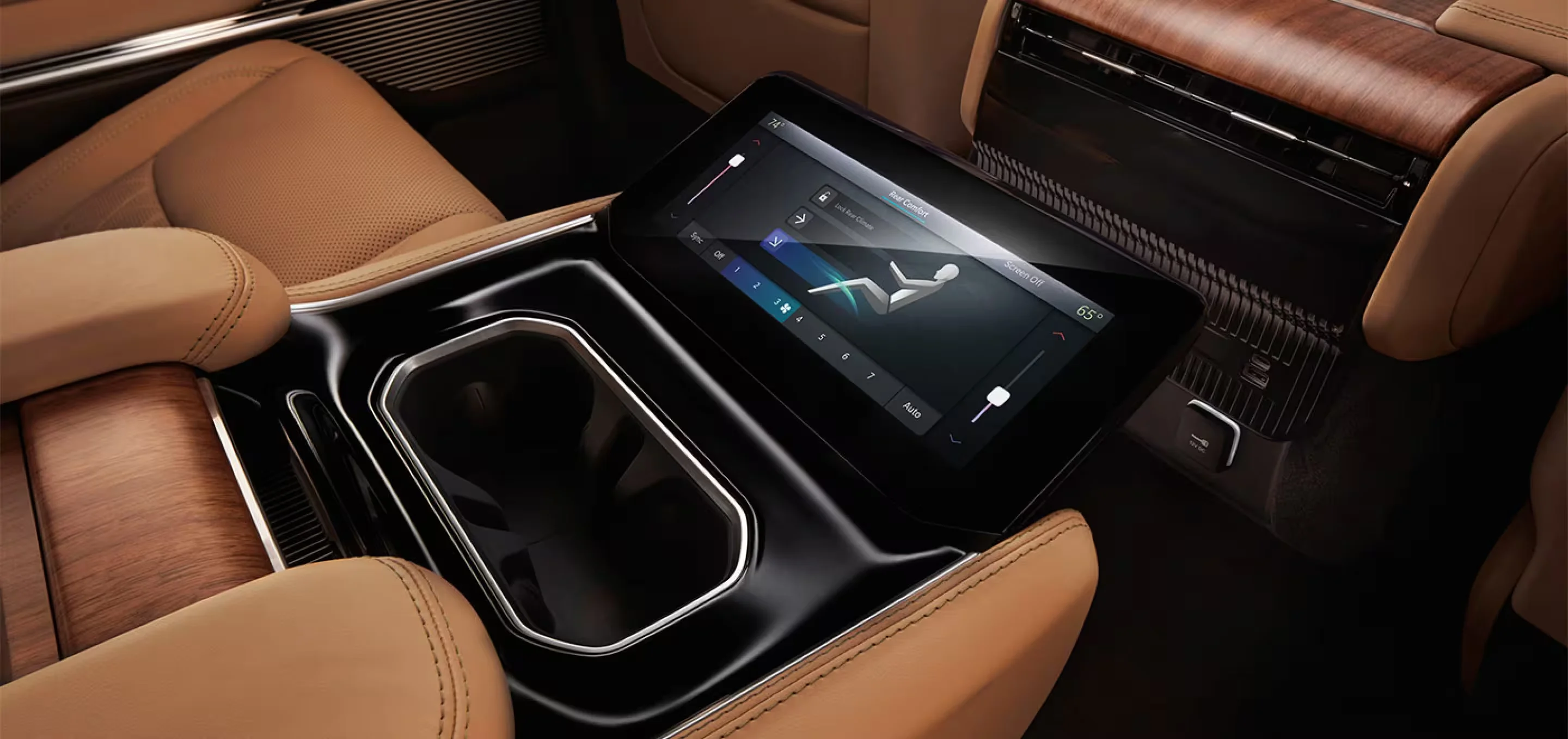2026 Jeep Grand Wagoneer L Summit Reserve interior, second row seats