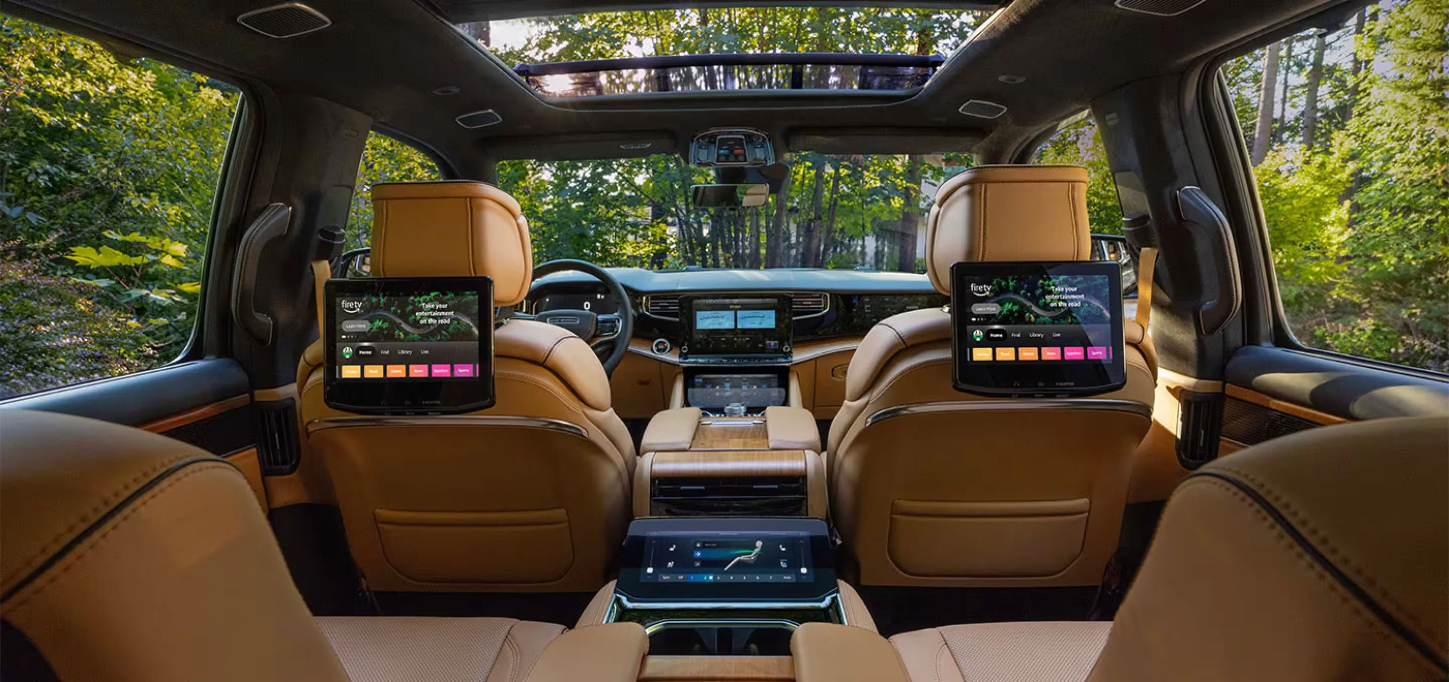 2026 Jeep Grand Wagoneer interior, third row and cargo area