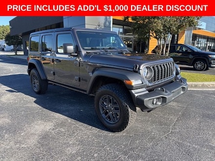 2026 Jeep Wrangler Sport S 4X4 SUV Jacksonville NC