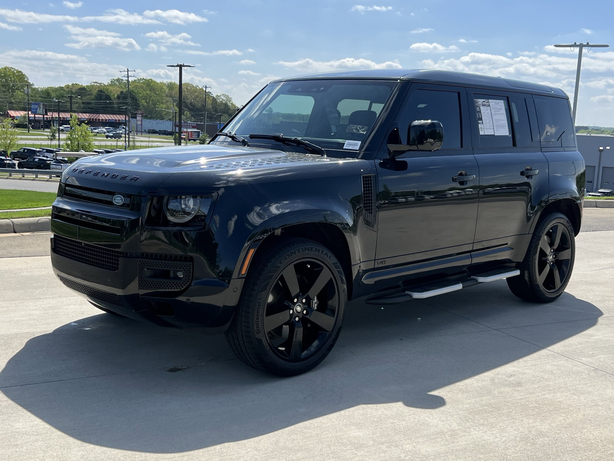 Used 2023 Land Rover Defender V8 with VIN SALEWEEE9P2188238 for sale in Charlotte, NC
