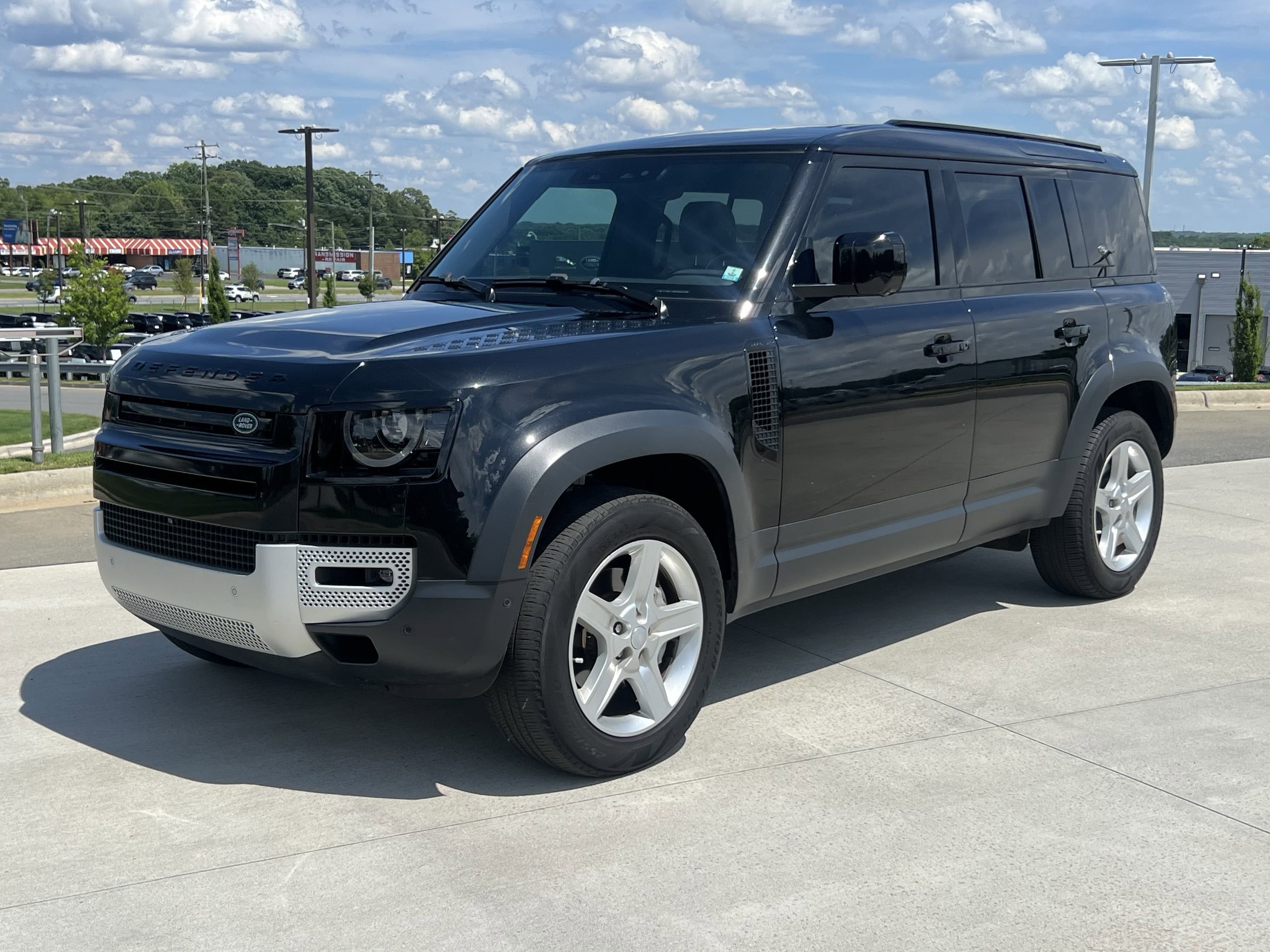 Certified 2023 Land Rover Defender SE with VIN SALEP7EU3P2111686 for sale in Charlotte, NC