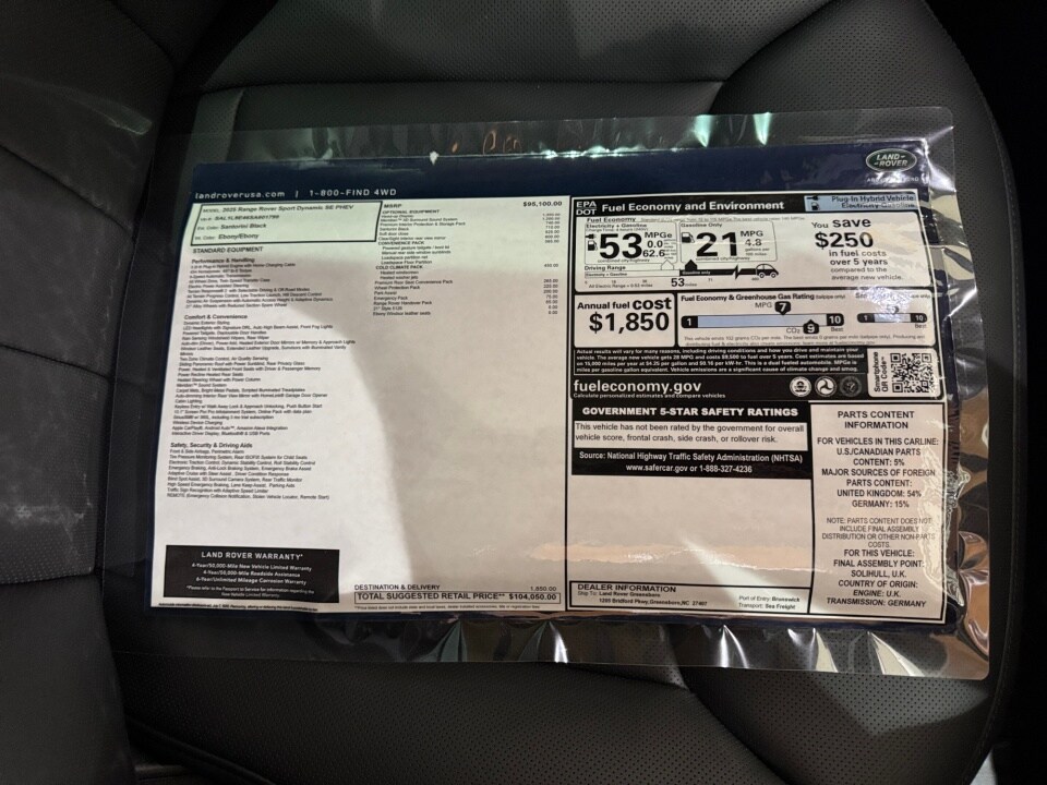 2025 Land Rover Range Rover Sport Dynamic SE - Photo 33