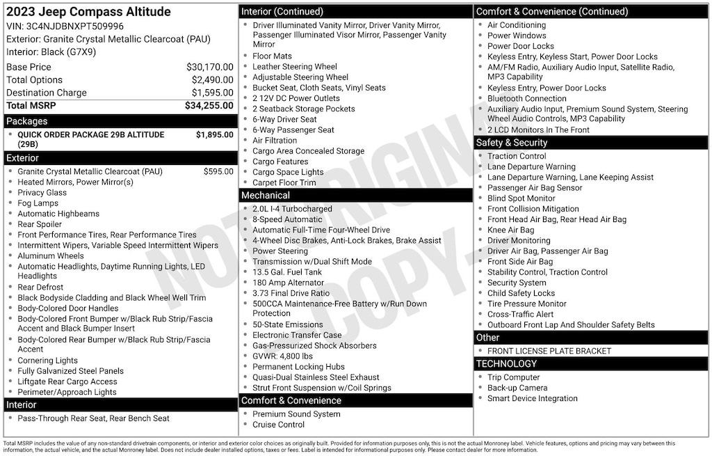 Used 2023 Jeep Compass Latitude SUV