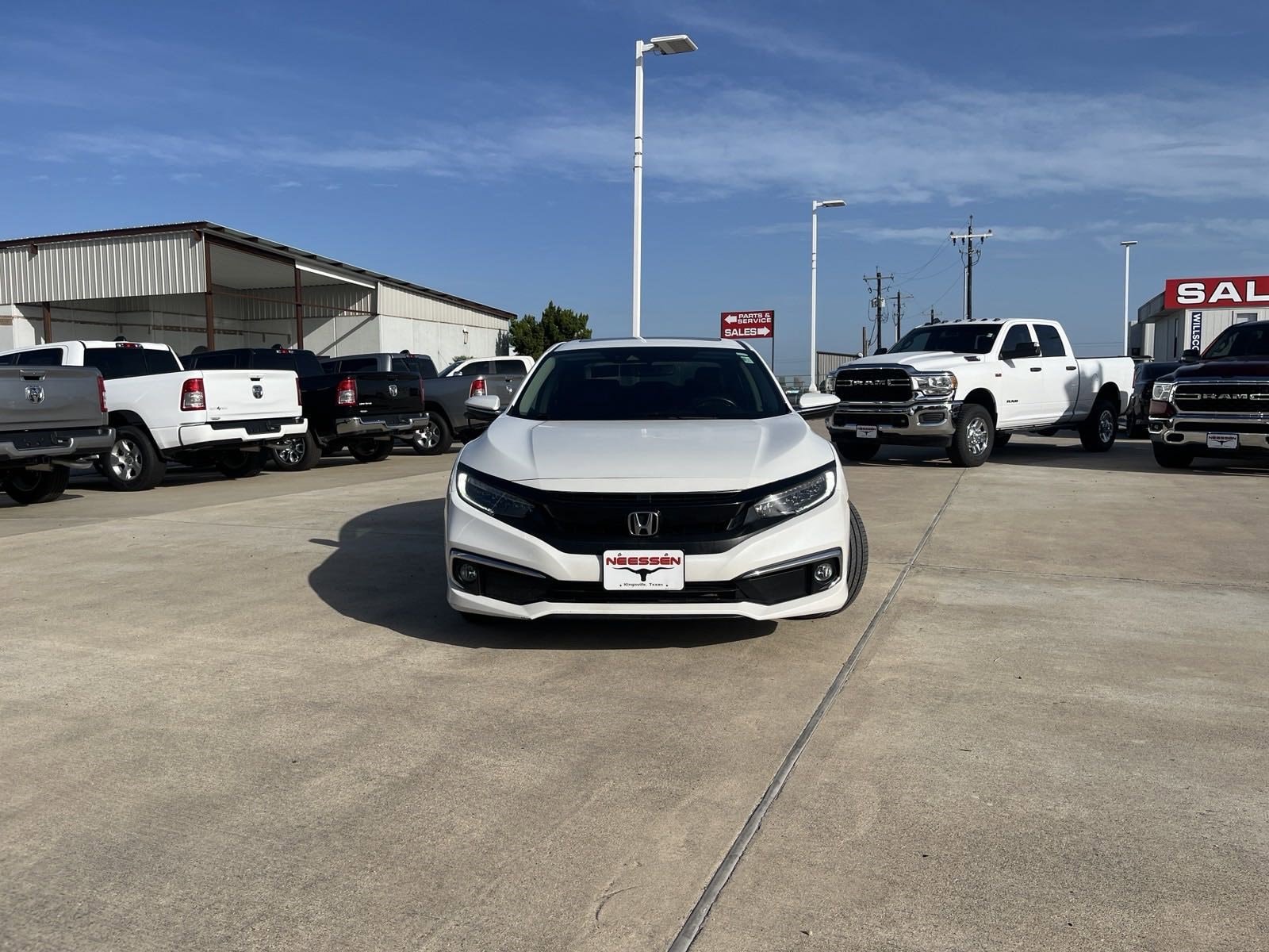 Used 2020 Honda Civic Touring with VIN 19XFC1F93LE005346 for sale in Kingsville, TX