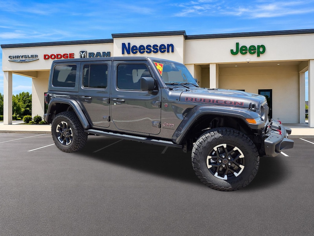 New 2025 Jeep Wrangler 4-DOOR RUBICON X Sport Utility