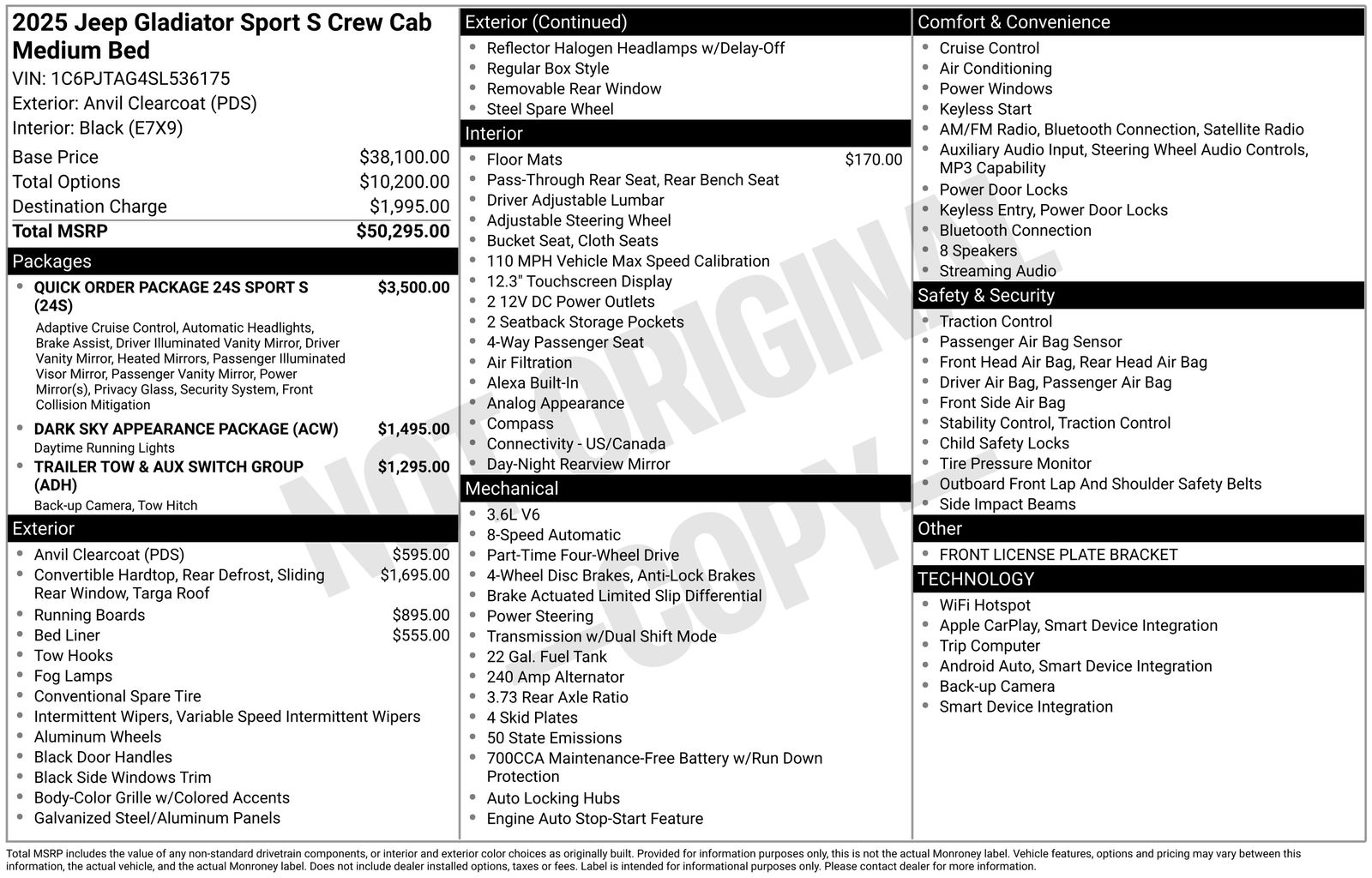 2025 Jeep Gladiator Sport S - Photo 42