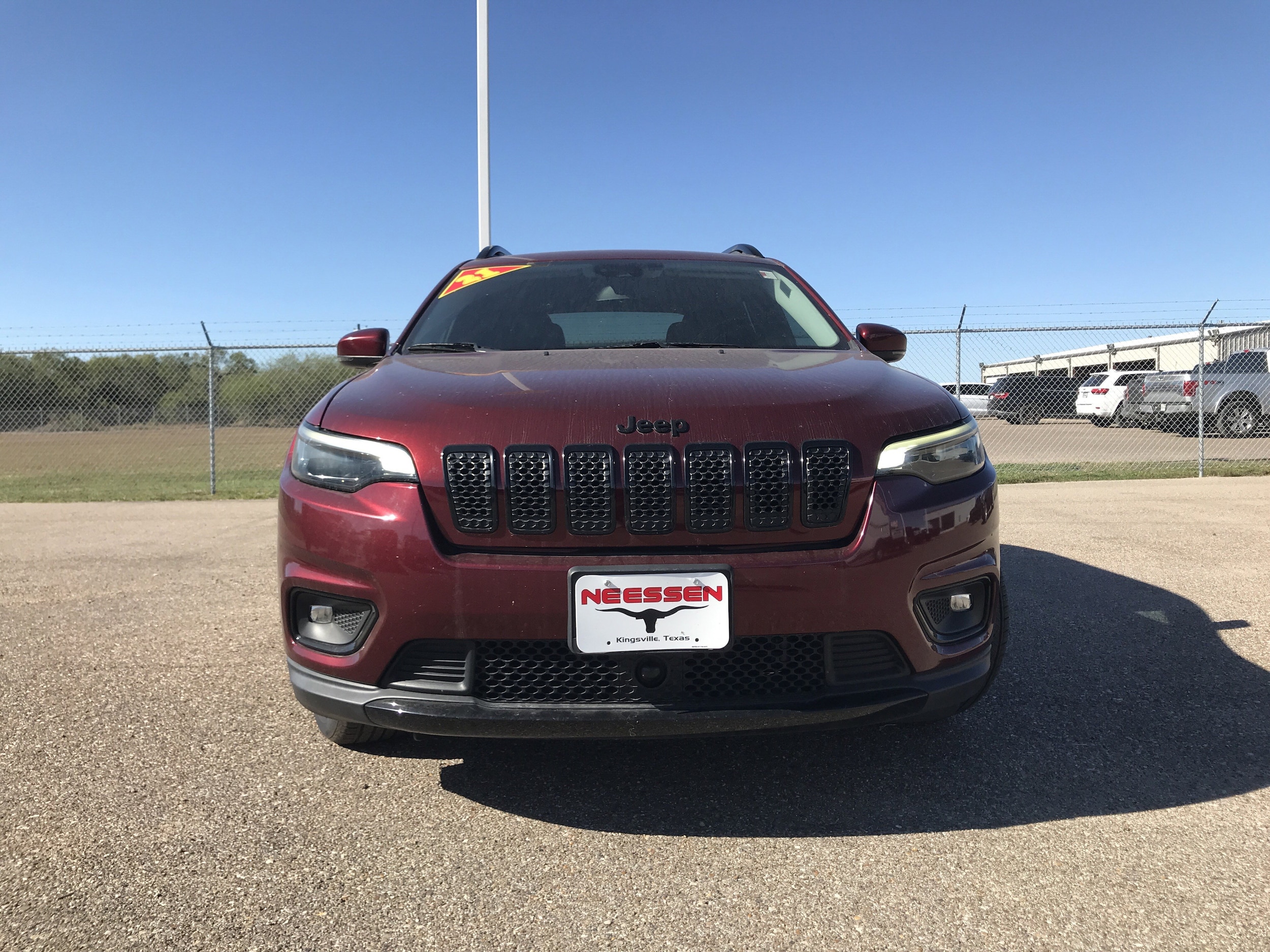 Used 2021 Jeep Cherokee Altitude with VIN 1C4PJLLBXMD180077 for sale in Kingsville, TX