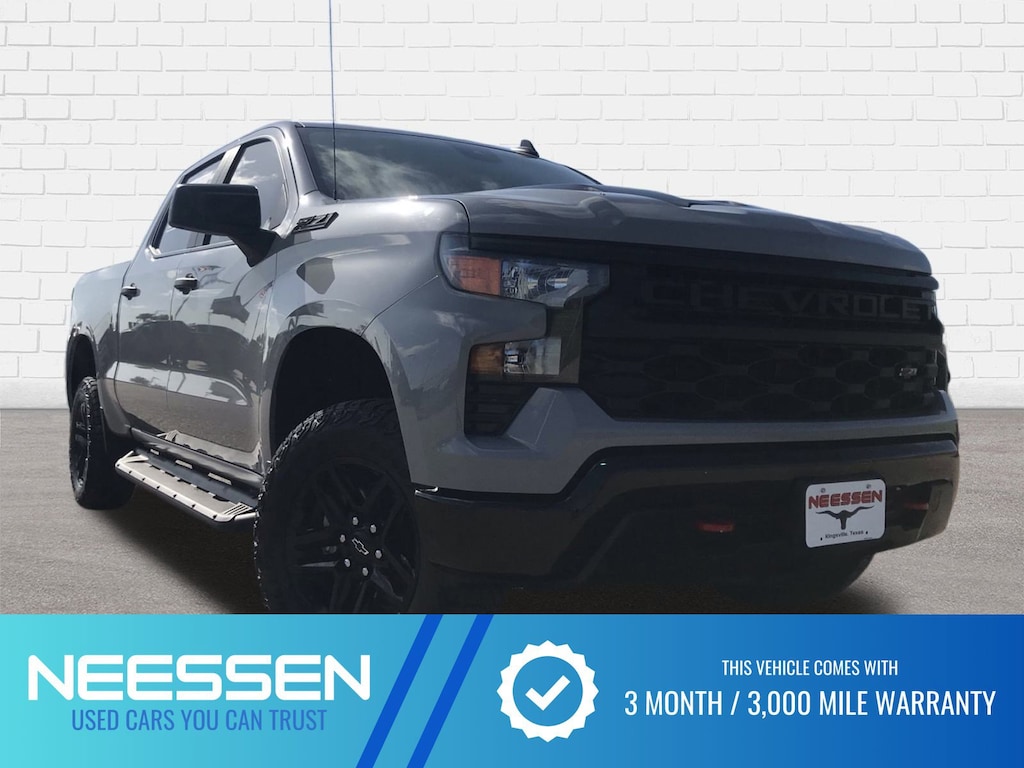 Certified 2024 Chevrolet Silverado 1500 Custom Trail Boss Truck Crew Cab
