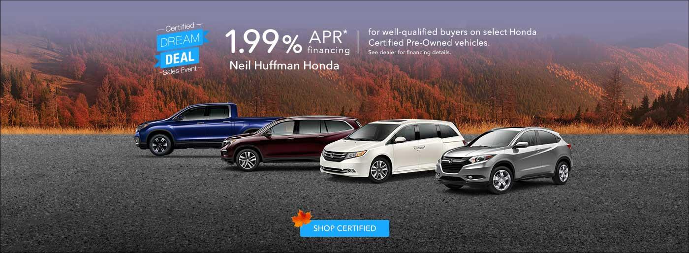 Neil Huffman Honda New & Used Car Dealer in Clarksville IN ...