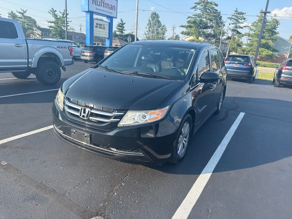 Used 2015 Honda Odyssey EX-L with VIN 5FNRL5H67FB038842 for sale in Clarksville, IN