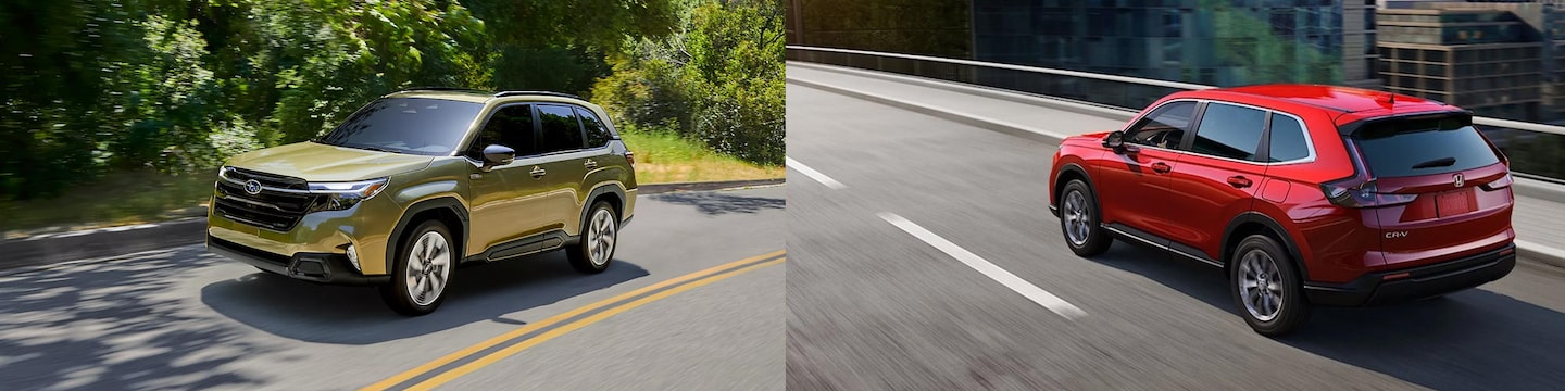 Subaru Forester Hybrid vs Honda CRV Hybrid Comparison