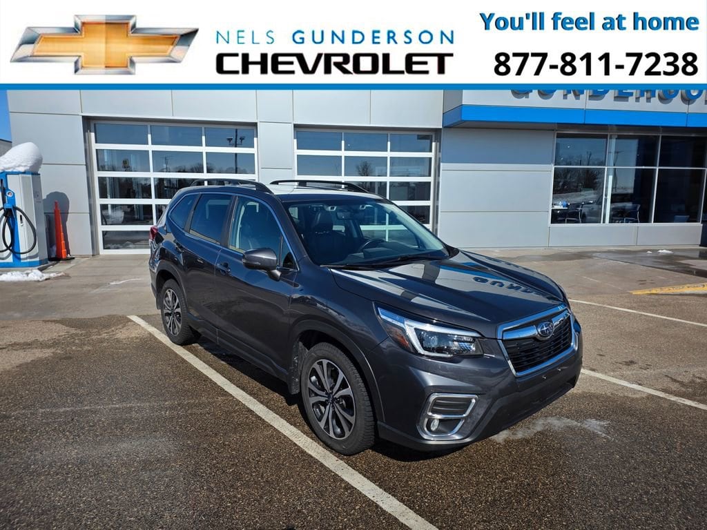 Used 2021 Subaru Forester Limited with VIN JF2SKAUC4MH515329 for sale in Osseo, WI