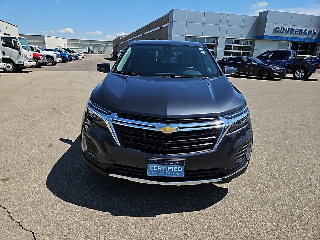 Certified 2022 Chevrolet Equinox LT with VIN 3GNAXUEV2NS115055 for sale in Osseo, WI