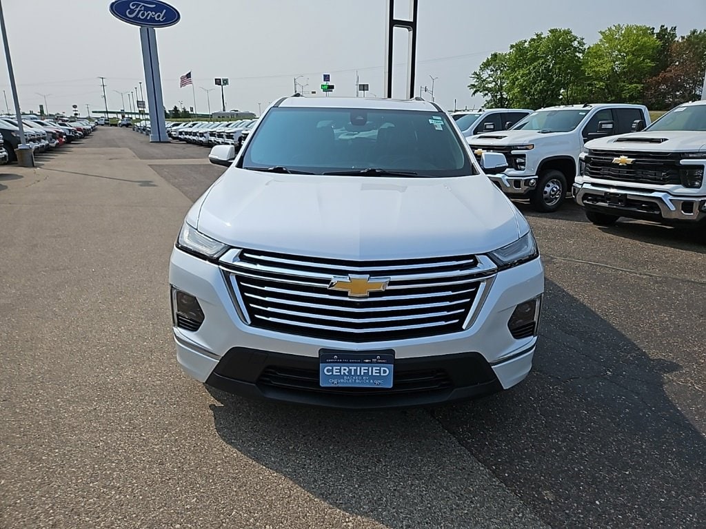 Certified 2023 Chevrolet Traverse Premier with VIN 1GNEVKKW3PJ157585 for sale in Osseo, WI