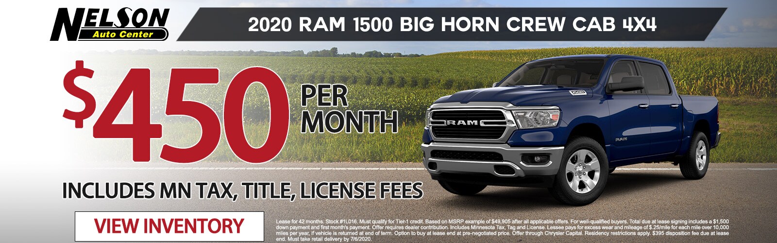 Nelson Chrysler Dodge Jeep Ram Dealership in Fergus Falls, MN