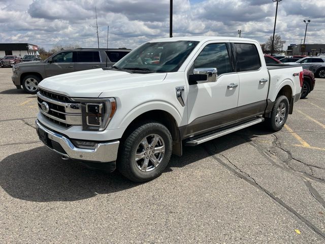 Used 2022 Ford F-150 Lariat with VIN 1FTFW1E51NFC31643 for sale in Fergus Falls, Minnesota