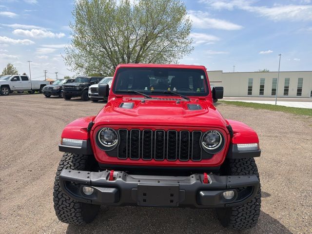 Used 2025 Jeep Wrangler 4-Door Rubicon X with VIN 1C4RJXFGXSW552204 for sale in Fergus Falls, Minnesota
