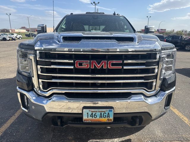 Used 2021 GMC Sierra 2500HD SLT with VIN 1GT49NEY0MF192428 for sale in Fergus Falls, Minnesota