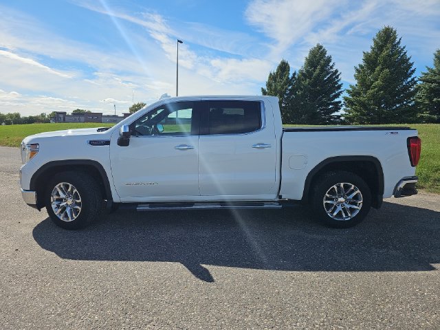 Used 2021 GMC Sierra 1500 SLT with VIN 1GTU9DEL5MZ149782 for sale in Fergus Falls, Minnesota