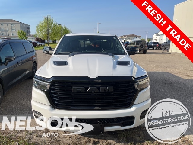 Used 2025 RAM Ram 1500 Pickup Laramie with VIN 1C6SRFJPXSN609204 for sale in Grand Forks, ND