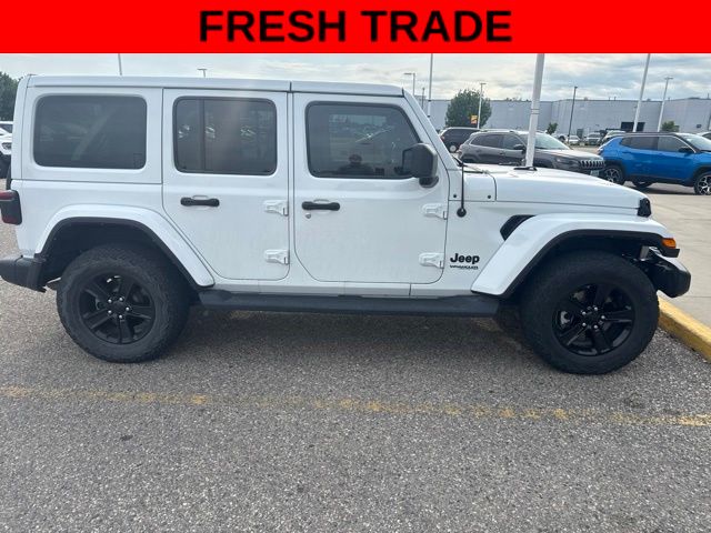 Used 2022 Jeep Wrangler Unlimited Sahara Altitude with VIN 1C4HJXEG3NW186667 for sale in Fergus Falls, Minnesota