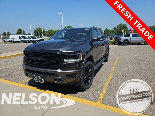 Used 2022 RAM Ram 1500 Pickup Laramie with VIN 1C6SRFJT2NN372371 for sale in Grand Forks, ND