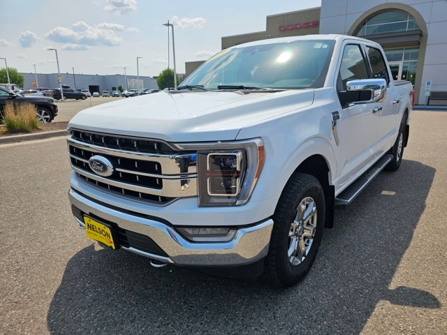 Used 2021 Ford F-150 Lariat with VIN 1FTFW1E58MKE53926 for sale in Grand Forks, ND