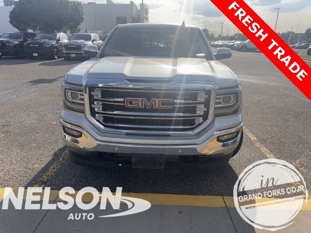 Used 2018 GMC Sierra 1500 SLT with VIN 3GTU2NEC6JG549419 for sale in Grand Forks, ND