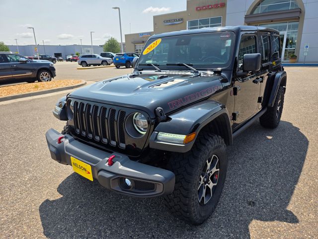 Used 2021 Jeep Wrangler Unlimited Rubicon with VIN 1C4HJXFG6MW517240 for sale in Fergus Falls, Minnesota