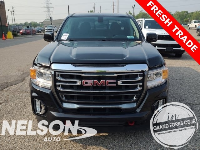 Used 2021 GMC Canyon AT4 with VIN 1GTG6FEN4M1118640 for sale in Grand Forks, ND