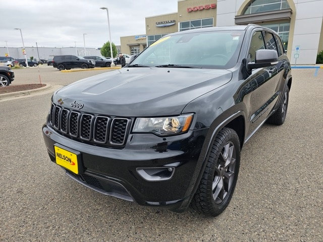 Used 2021 Jeep Grand Cherokee 80th Edition with VIN 1C4RJFBG7MC771321 for sale in Grand Forks, ND