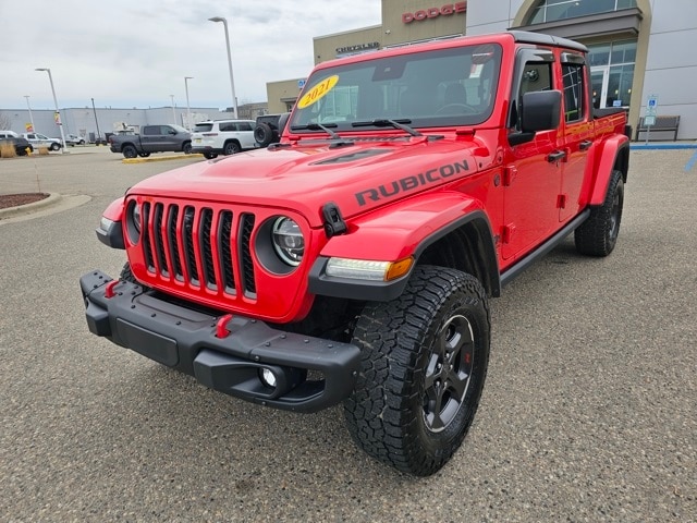 Used 2021 Jeep Gladiator Rubicon with VIN 1C6JJTBM3ML501740 for sale in Grand Forks, ND