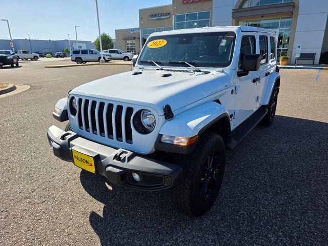 Used 2022 Jeep Wrangler Unlimited Sahara Altitude with VIN 1C4HJXEG3NW186667 for sale in Fergus Falls, Minnesota