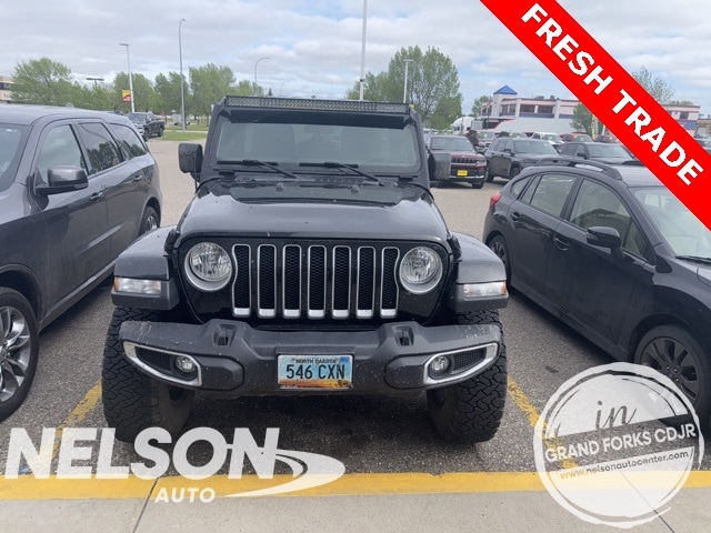 Used 2019 Jeep Wrangler Unlimited Sahara with VIN 1C4HJXEG7KW537818 for sale in Grand Forks, ND