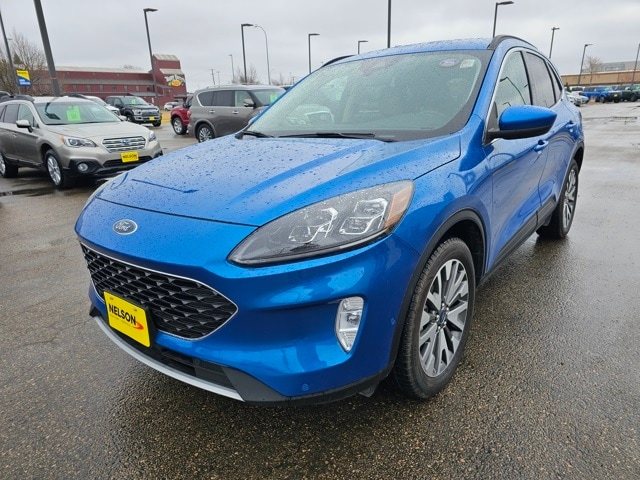 Used 2021 Ford Escape Titanium with VIN 1FMCU9J90MUA54394 for sale in Grand Forks, ND
