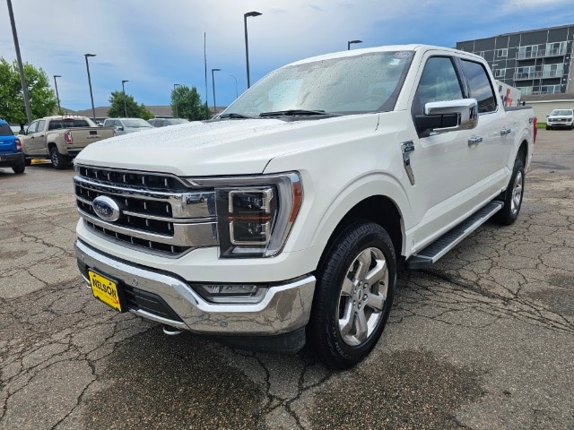 Used 2023 Ford F-150 Lariat with VIN 1FTFW1E52PFA53390 for sale in Grand Forks, ND