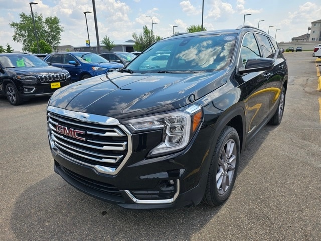 Used 2023 GMC Terrain SLT with VIN 3GKALPEG3PL197791 for sale in Grand Forks, ND