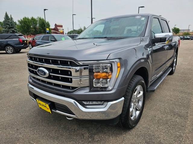Used 2021 Ford F-150 Lariat with VIN 1FTFW1ED7MFA91006 for sale in Grand Forks, ND