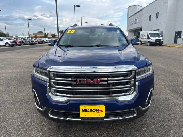 Used 2023 GMC Acadia SLT with VIN 1GKKNULS2PZ219468 for sale in Fergus Falls, Minnesota