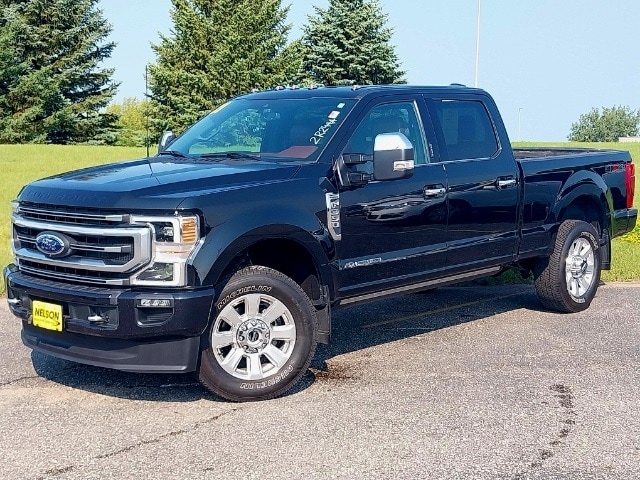 Used 2021 Ford F-350 Super Duty Platinum with VIN 1FT8W3BT3MED29908 for sale in Fergus Falls, MN