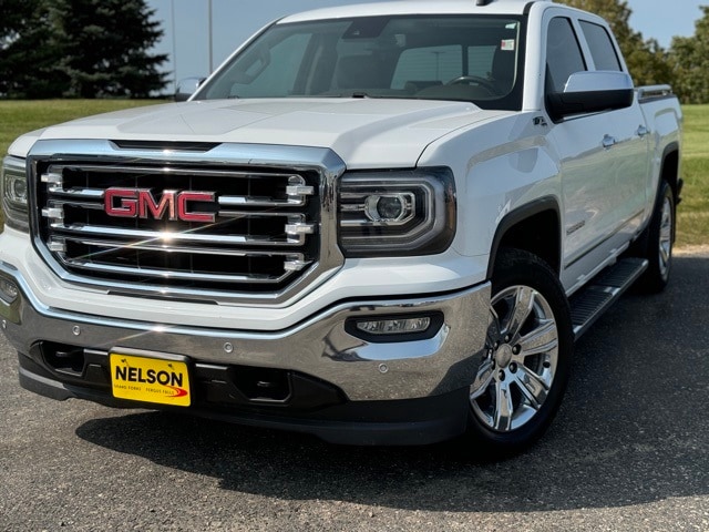 Used 2018 GMC Sierra 1500 SLT with VIN 3GTU2NEJ6JG231184 for sale in Fergus Falls, MN