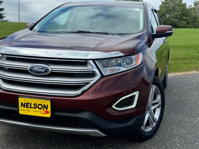 Used 2015 Ford Edge Titanium with VIN 2FMTK4K93FBB42288 for sale in Fergus Falls, MN