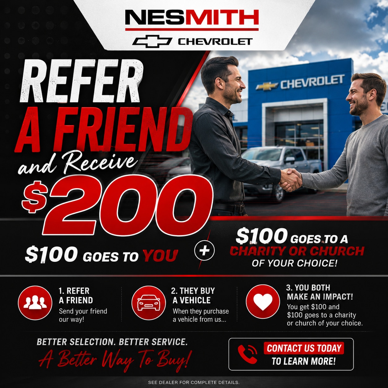 Refer a friend to nesmith in Blackshear, GA and earn commision