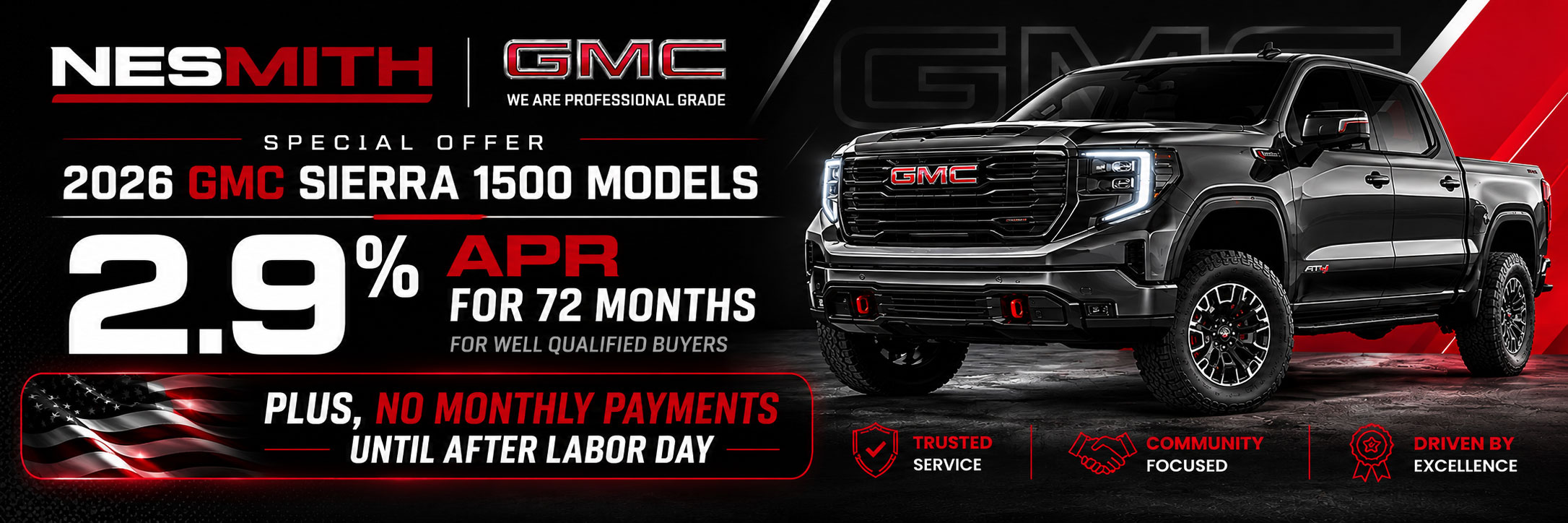 Schedule Service at NeSmith GMC