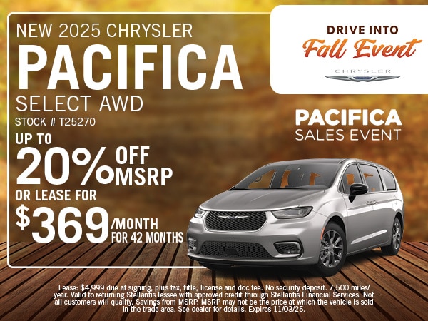 2025 Chrysler Pacifica Select AWD