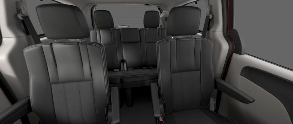 The interior of the Dodge Grand Caravan